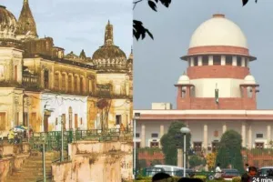 धर्म संसद के लिए रामलीला मैदान में ‘रामभक्तों’ का जमावड़ा