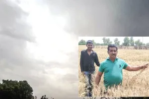 बैसाखी पर हुई हलकी बूंदाबांदी से किसान चिंतित