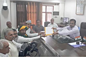 जजपा-आप गठबंधन प्रत्याशी देशवाल ने भरा नामाकंन