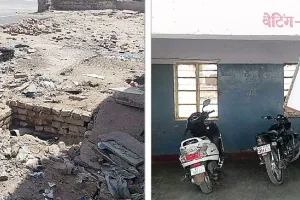 हादसे को निमंत्रण देता शौचालय का सेफ्टी टैंक