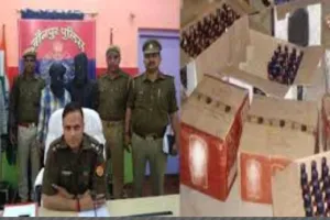 जौनपुर में दो तस्कर गिरफ्तार, 150 पेटी अंग्रेजी शराब बरामद