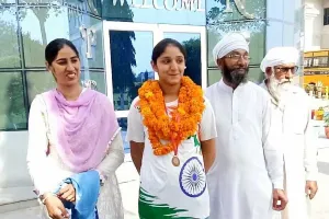 छात्रा भजन कौर ने स्कूल नेशनल गेम्स लहराया परचम