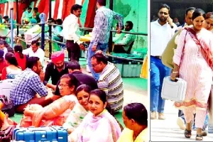 पोलिंग टीमें मतदान केन्द्रों के लिए रवाना