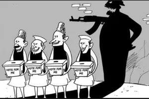 थप्पड़-मुक्कियों से हो रहा लोकतंत्र पर हमला