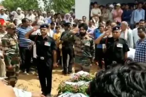 अलवर के सपूत को 4 साल के बेटे ने दी मुखाग्नि