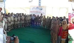 विभिन्न अस्पतालों की पहुंची टीमों ने एकत्रित किया 490 यूनिट रक्त