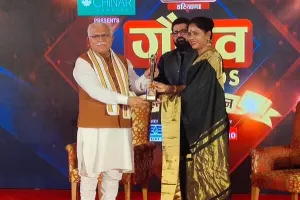 अर्चना सुहासिनी को मिला हरियाणा गौरव अवार्ड
