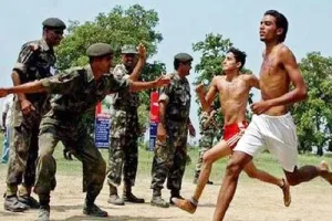 सेना में भर्ती 20 अगस्त से
