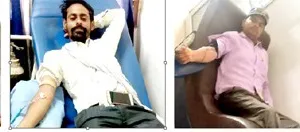 डेरा अनुयायियों ने किया 5 युनिट रक्तदान