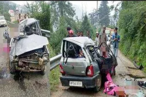 कोटखाई में छोल के पास कार हादसे में 4 लोगों की मौत