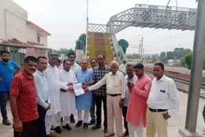 रेलवे बोर्ड सदस्यों ने किया बराड़ा रेलवे स्टेशन का दौरा