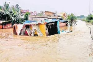 बारिश का कहर ….जलमग्न हुई धरती