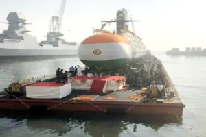 आईएनएस खंडेरी सबमरीन नौसेना को सौंपी, कहा, कार्टून मेकर्स के बीच मजाक बना