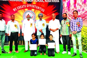 अबोहर : योगा चैंपियनशिप में 10 वर्ग आयु की बच्चियों ने दिखाया दमखम