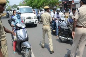 ग्रैप का उल्लंघन करने पर 25 व्यक्तियों के किए गए चालान