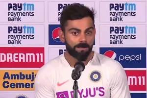 क्रिकेट: दूसरे टेस्ट से पहले कोहली ने कहा- रोहित को लाल गेंद से बैटिंग का आनंद उठाने दीजिए