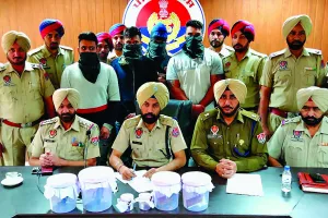 बरनाला : लूटपाट करने वाले गिरोह के चार सदस्य हथियारों सहित काबू