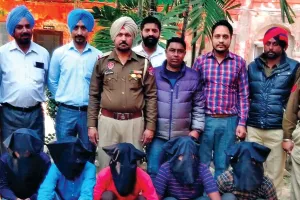पटियाला : अंतर्राज्जीय चोर गिरोह के 5 आरोपी हथियारों सहित काबू