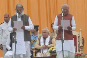 Haryana Cabinet Extension: विज व गुर्जर के साथ रणजीत चौटाला भी मंत्री बने