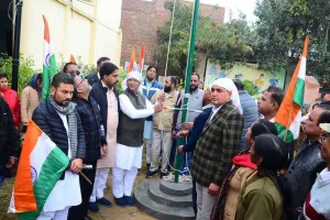नगर परिषद में 436वीं ध्वजारोहण कार्यक्रम का आयोजन