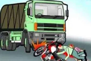 सड़क दुर्घटना में दो लोगों की मौत, एक घायल