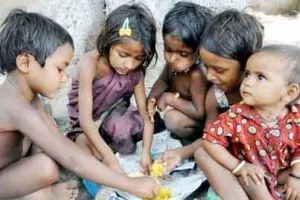 ये झोंपड़ियों के बच्चे
