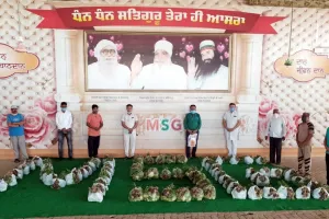 कोरोना : ब्लॉक मलोट की साध-संगत द्वारा लगातार राहत कार्य जारी