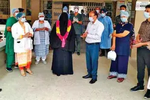 कोरोना नेगेटिव आई 45 वर्षीय महिला को मिली सिविल अस्पताल से छुट्टी