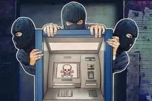 36 लाख  से भरी एटीएम उड़ा ले गये