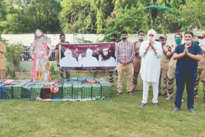 डेरा सच्चा सौदा की प्रबंधकीय समिति ने उपकार कॉलोनी में 53 परिवारों को बांटा राशन