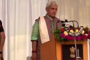 मनोज सिन्हा ने ली जम्मू कश्मीर के उपराज्यपाल पद की शपथ