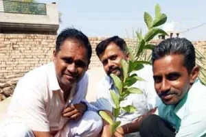 महापरोपकार दिवस पर किया पौधारोपण