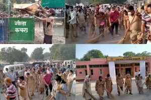 शाह सतनाम जी ग्रीन एस वेल्फेयर फोर्स विंग के सेवादारों ने तीन घंटों में चमकाया डबवाली शहर