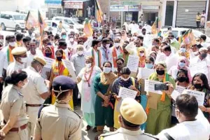 प्रदेश में कांग्रेस का ‘मौन सत्याग्रह’
