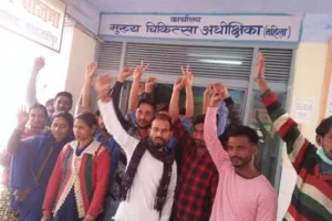 राजस्थान: चिकित्सा कर्मियों ने किया अनूठा प्रदर्शन