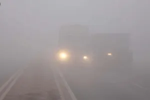 कोहरे की मोटी चादर की आगोश में दिल्ली एनसीआर
