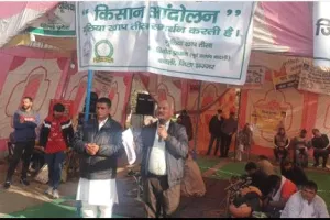 कृषि कानूनों का विरोध : ढांसा बॉर्डर धरने पर गरजे किसान