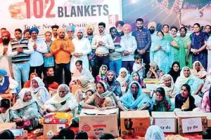 साध-संगत ने 51 जरूरतमंद परिवारों को बांटा राशन