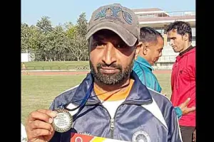 30वीं हरियाणा मास्टर्स एथलेटिक्स चैम्पियनशिप: गुरजीत इन्सां ने जीते 3 सिलवर पदक