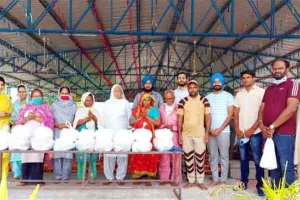 ब्लॉक पटियाला, धबलान, हरदासपुर और मंडोड़ की साध-संगत ने जरूरतमंद परिवारों को बांटा राशन