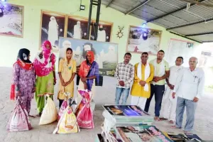 इन्द्री की साध-संगत ने फूड बैंक से 6 जरूरतमंद परिवारों को दिया एक माह का राशन
