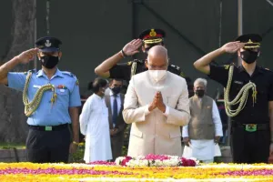 राष्ट्रपति, पीएम समेत कृतज्ञ राष्ट्र ने दी महात्मा गांधी और शास्त्री जी को श्रद्धांजलि