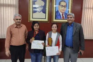 राज्य स्तरीय एनएसएस कैंप में छाई सीडीएलयू की छोरियां