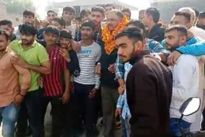 द्रोणाचार्य अवार्डी कबड्डी कोच असन सांगवान का भव्य स्वागत