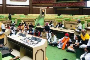 राजस्थान : भाजपा के चार विधायक सदन से निलंबित