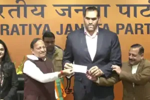 ‘द ग्रेट खली’ दलीप सिंह राणा ने भाजपा का दामन थामा