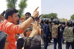 करौली हिंसा पर सियासत तेज, पुलिस ने की किलेबंदी