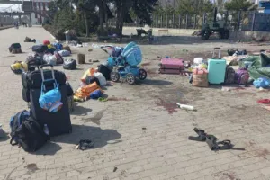 रूस की मिसाइल यूक्रेन के रेलवे स्टेशन से टकराई, 50 लोगों की मौत