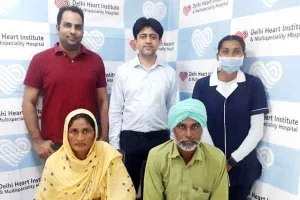 दिल्ली हार्ट अस्पताल के डॉक्टरों की मदद से मिला महिला को जीवनदान