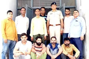 हथियारों के बल पर लूटपाट करने वाले ढ़िचाऊ गैंग के चार गुर्गे गिरफ्तार